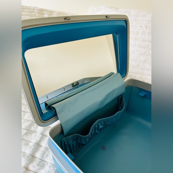 VINTAGE 70s Sears Make up Travel Carrying Case - Picture 6 of 10